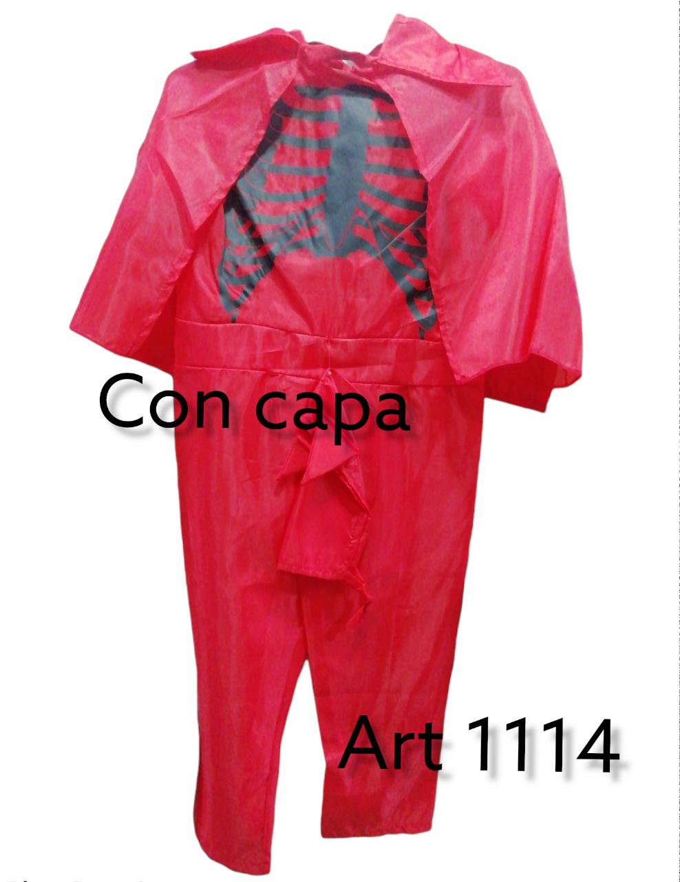 Disfraz de diablo con capa