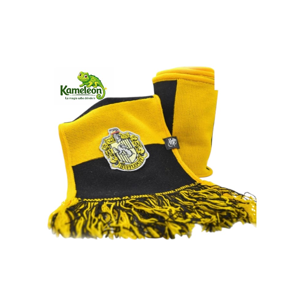 Bufanda harry potter hufflepuff rayada