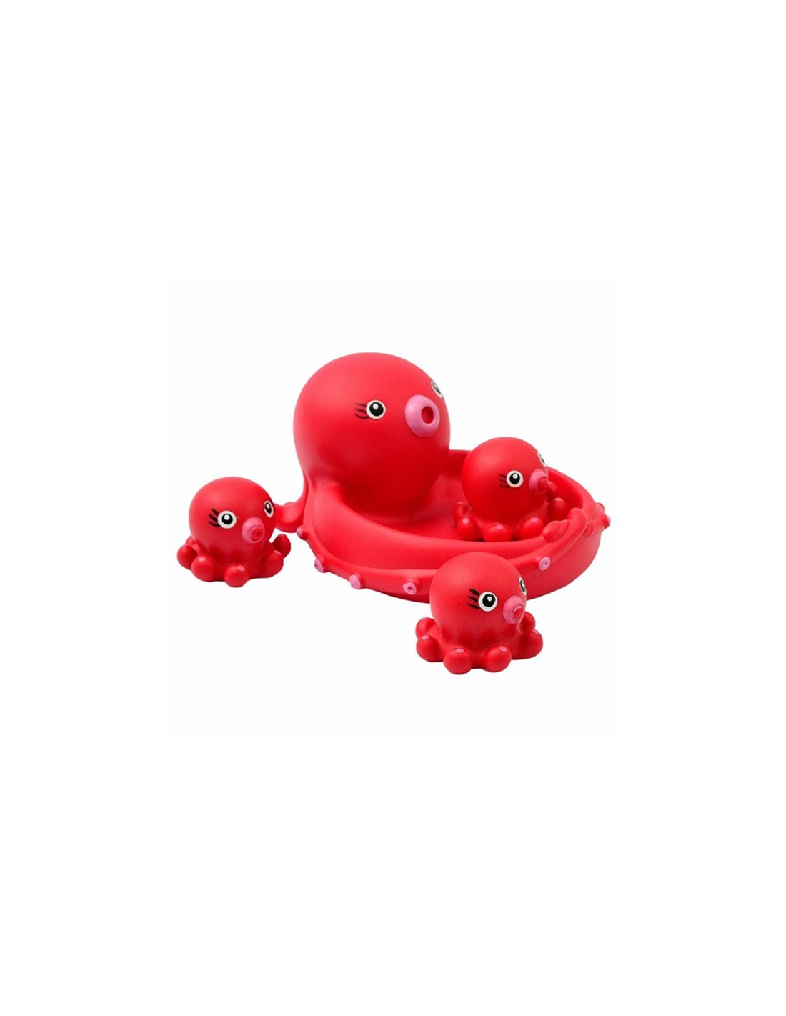 MuÑecos de goma con chifle familia pulpo
