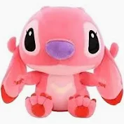 Peluche stich rosa 50cm
