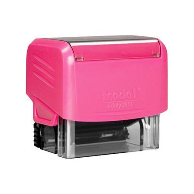 Sello trodat printy 3911 rosa pastel 38 x 14 mm