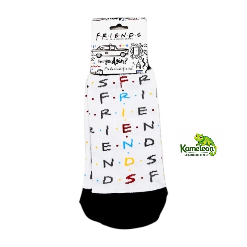 Medias largas friends logo