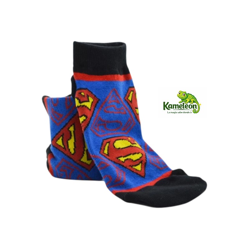 Medias cortas superman logo