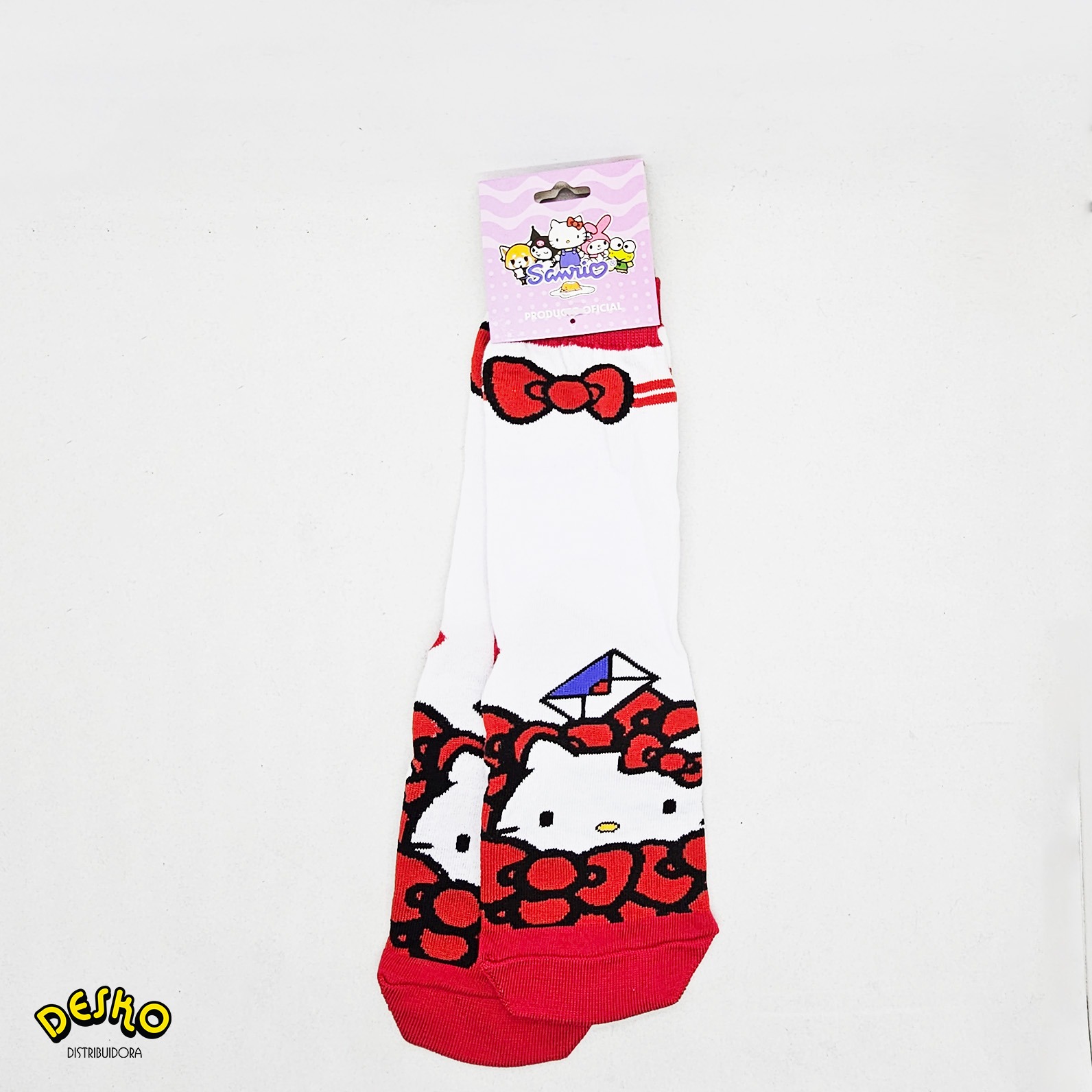 Medias largas kitty moÑos