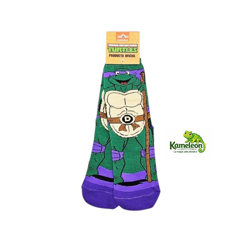 Medias largas tortugas ninja donatelo