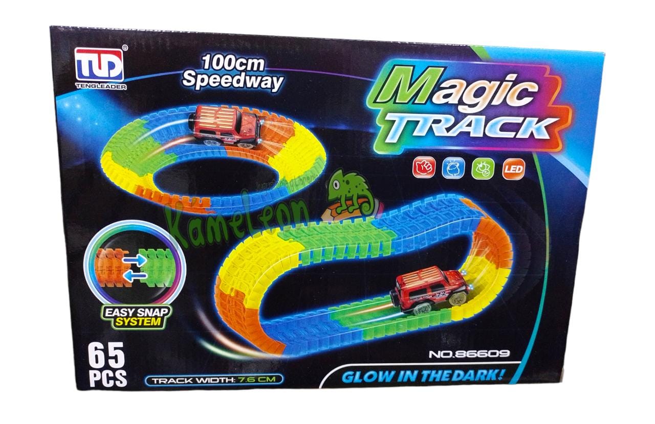 Pista flexible glow 65 pcs