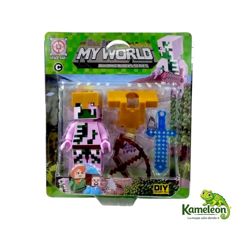 MuÑecos de minecraft tipo lego