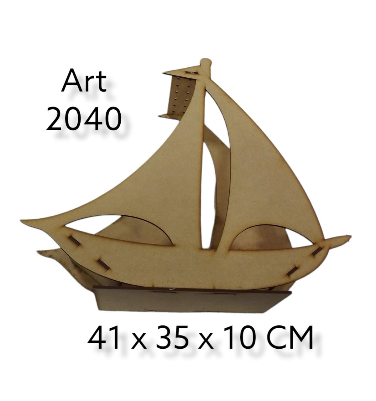 Velero madera f/facil grande