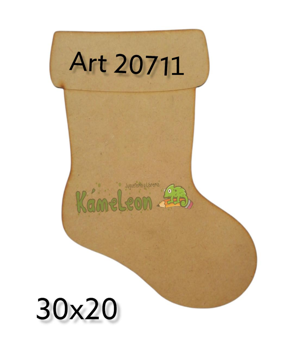Bota papa noel 30 cm 