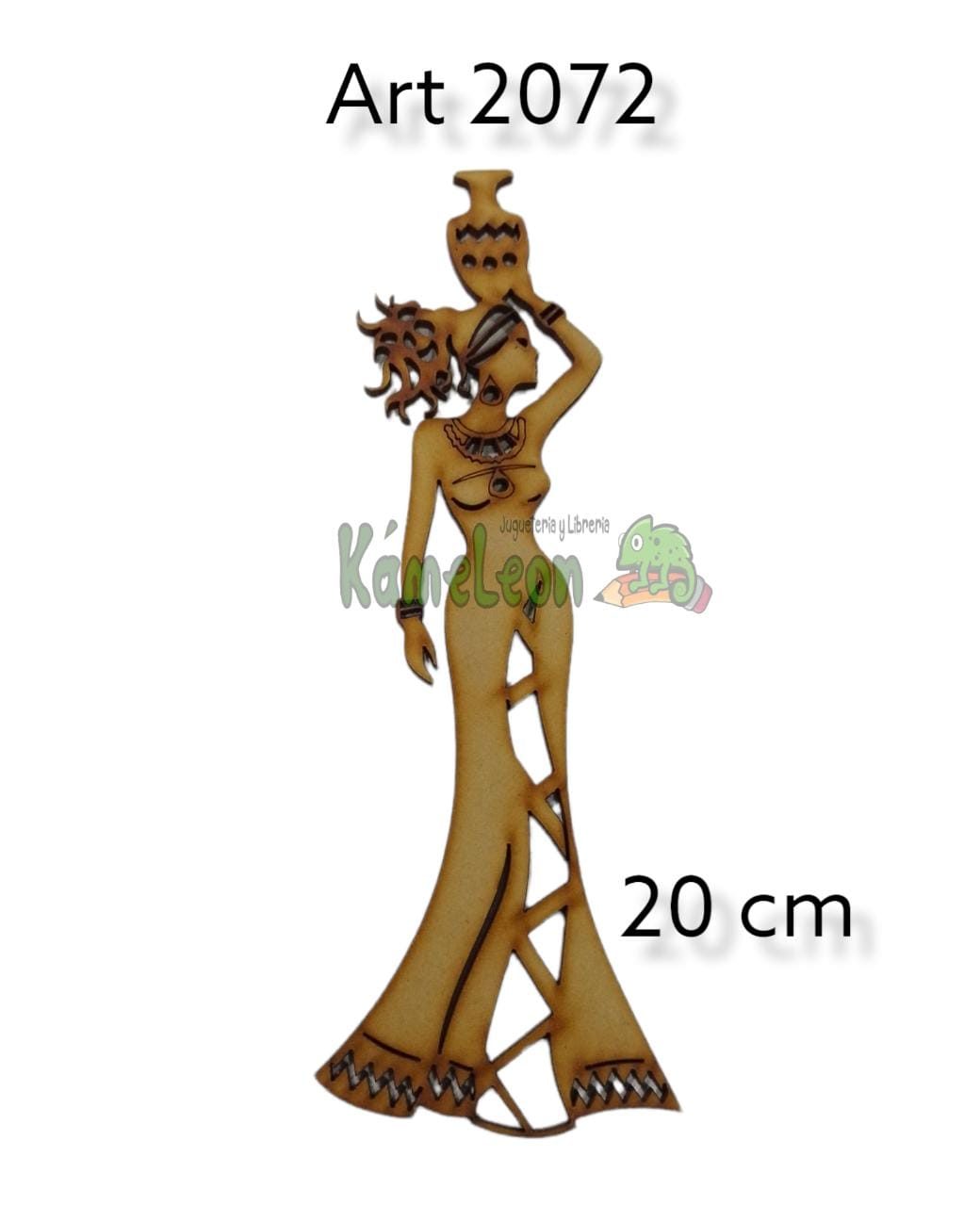 Figura africana  20 cm 