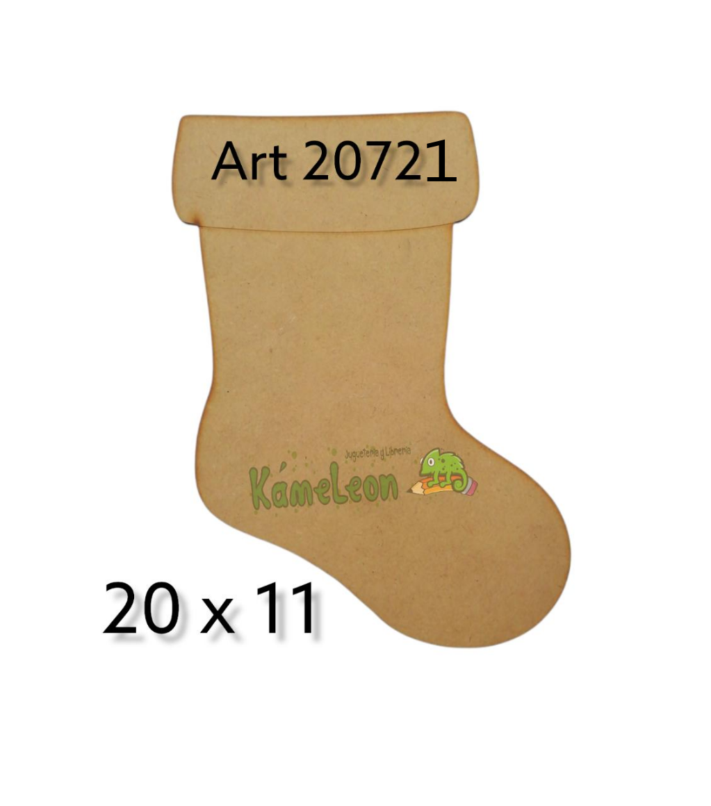Bota papa noel 20 cm 