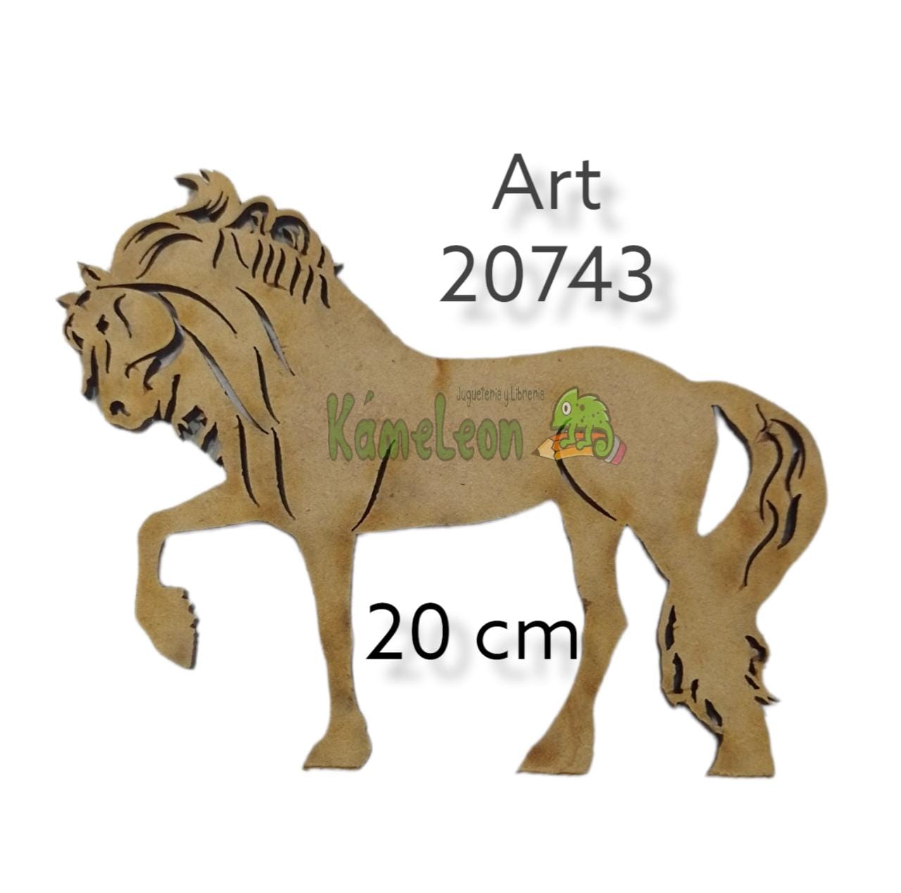 Figura caballo calado 20 cm 