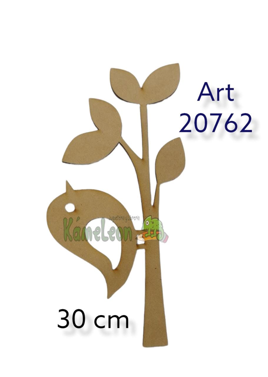 Figura pajarito en rama 30 cm 