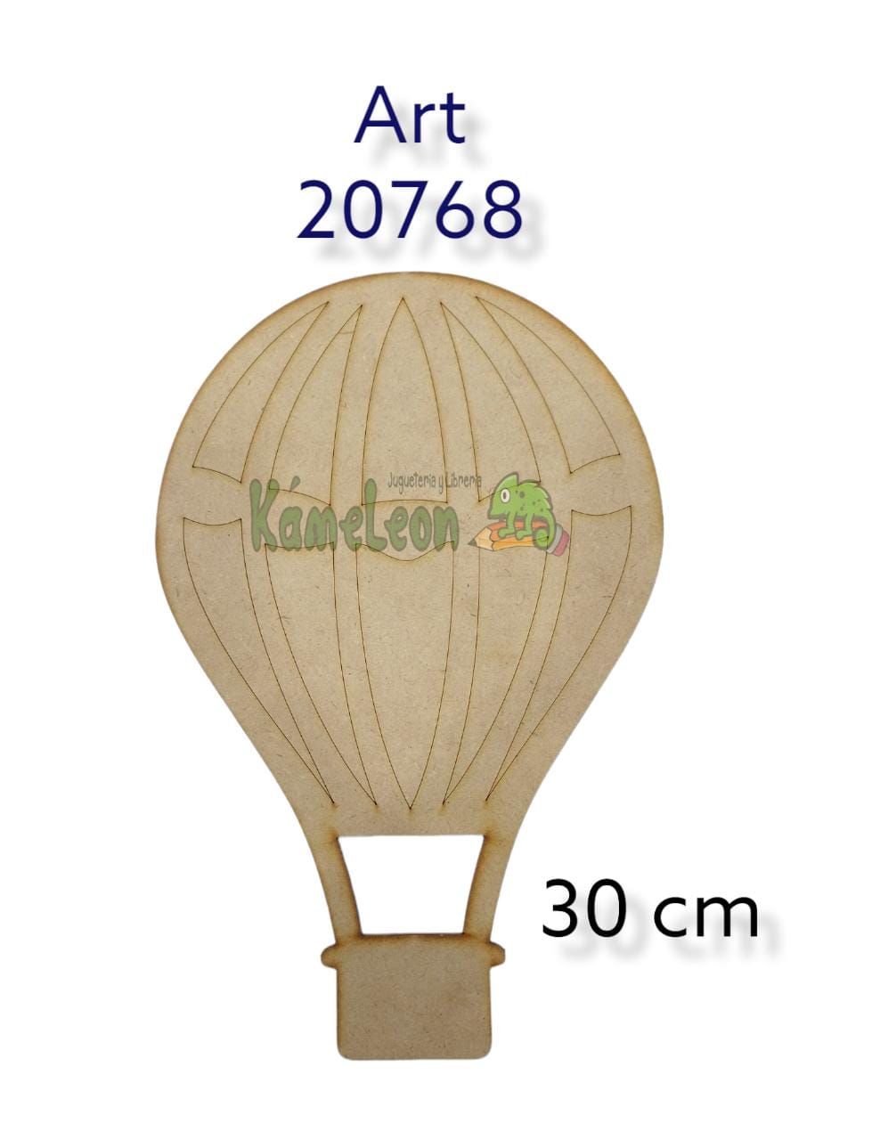 Figura globo aerostatico 30 cm 