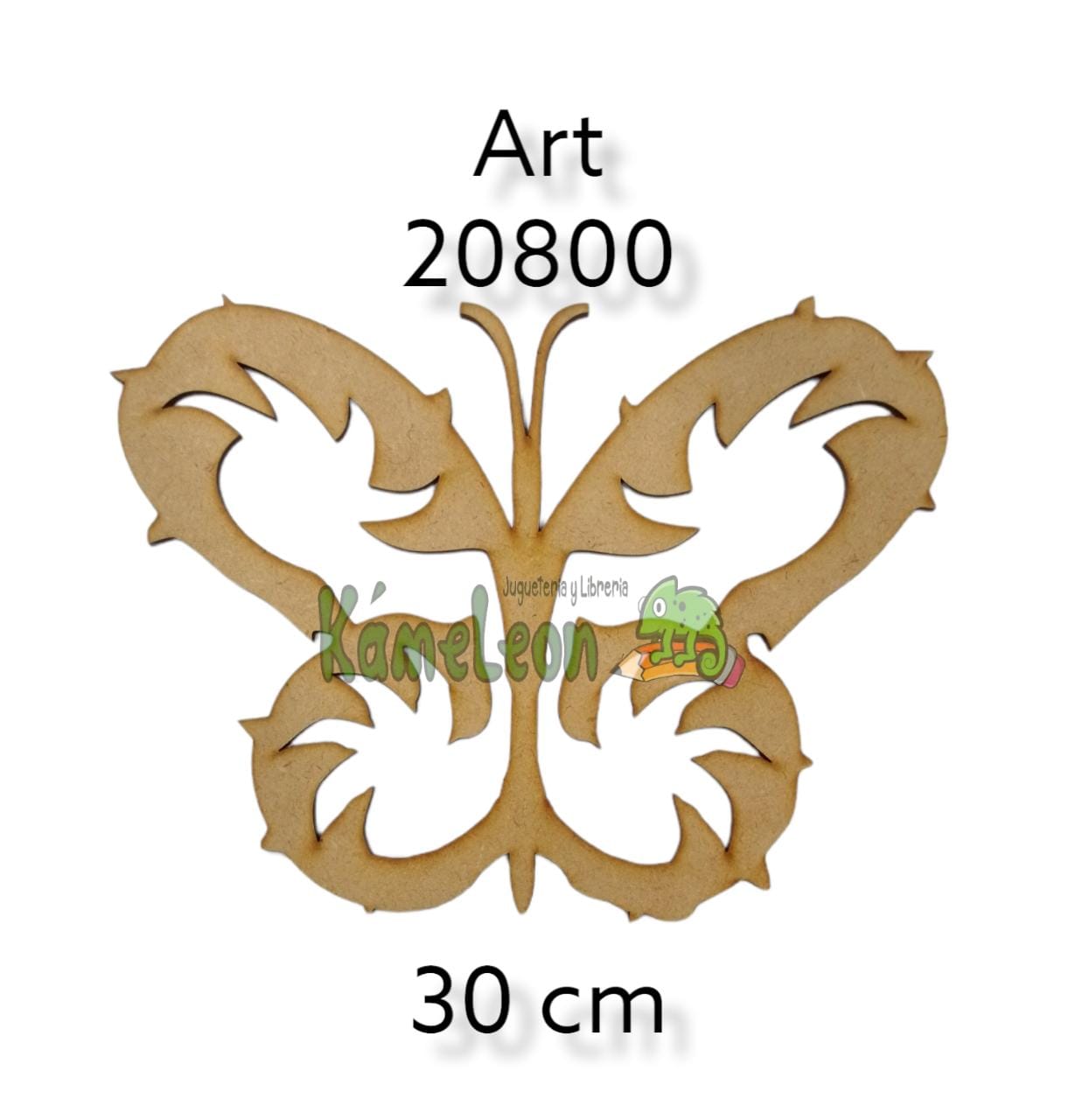 Figura mariposa con picos 30cm 