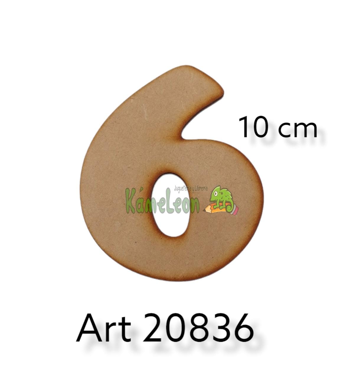 Numero 10 cm 6