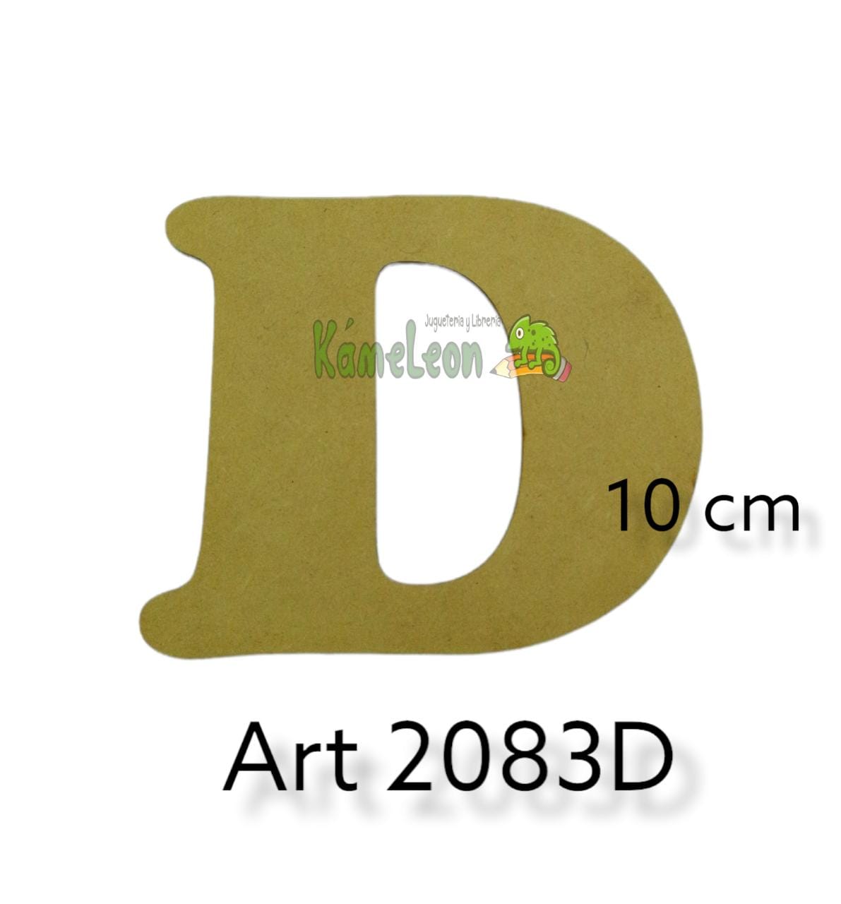 Letra 10 cm d 