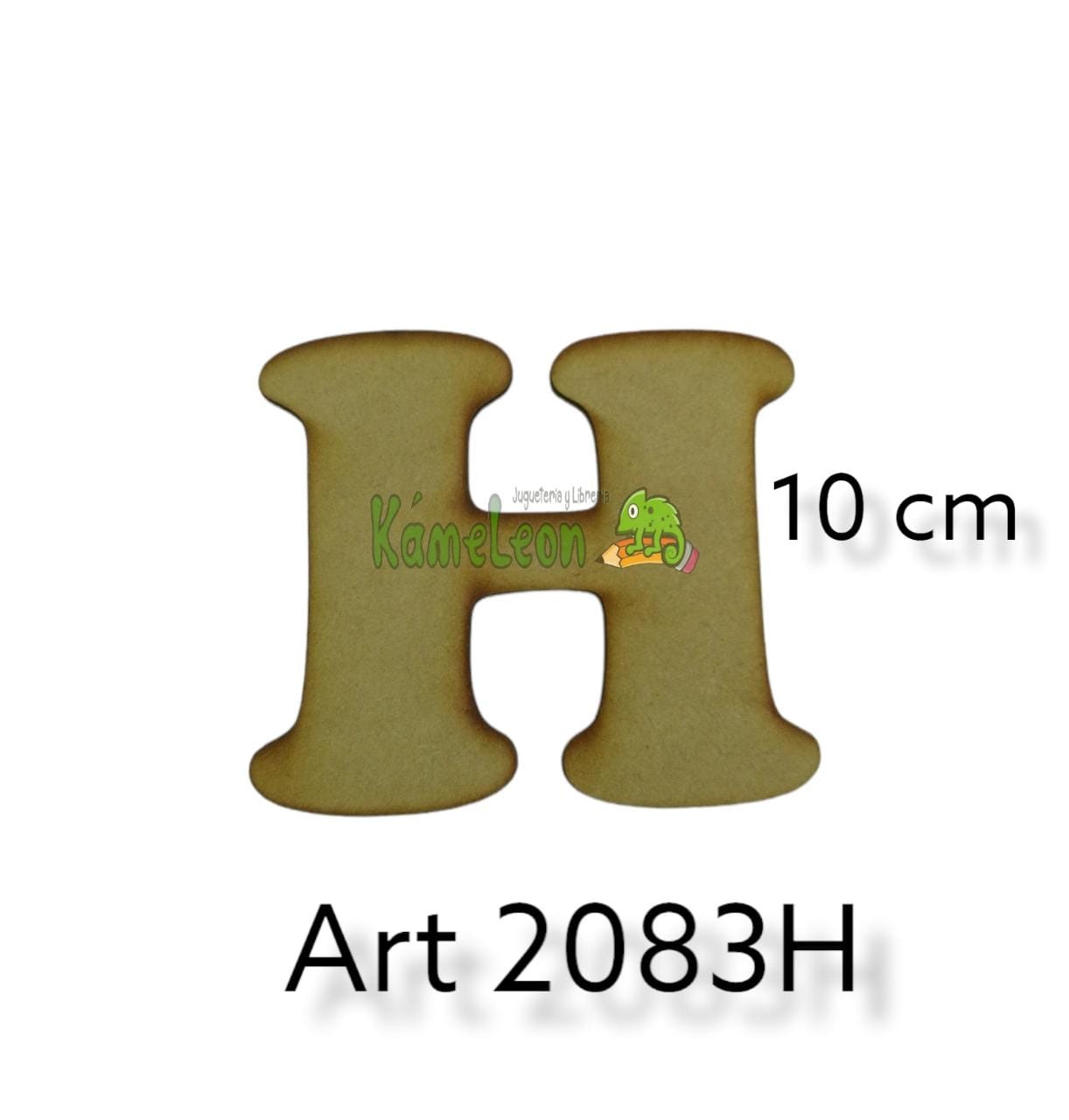 Letra 10 cm h