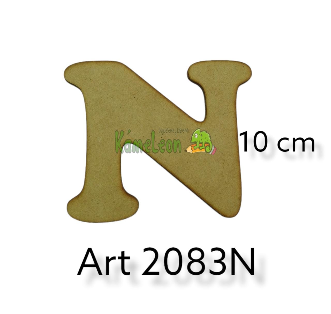 Letra 10 cm n