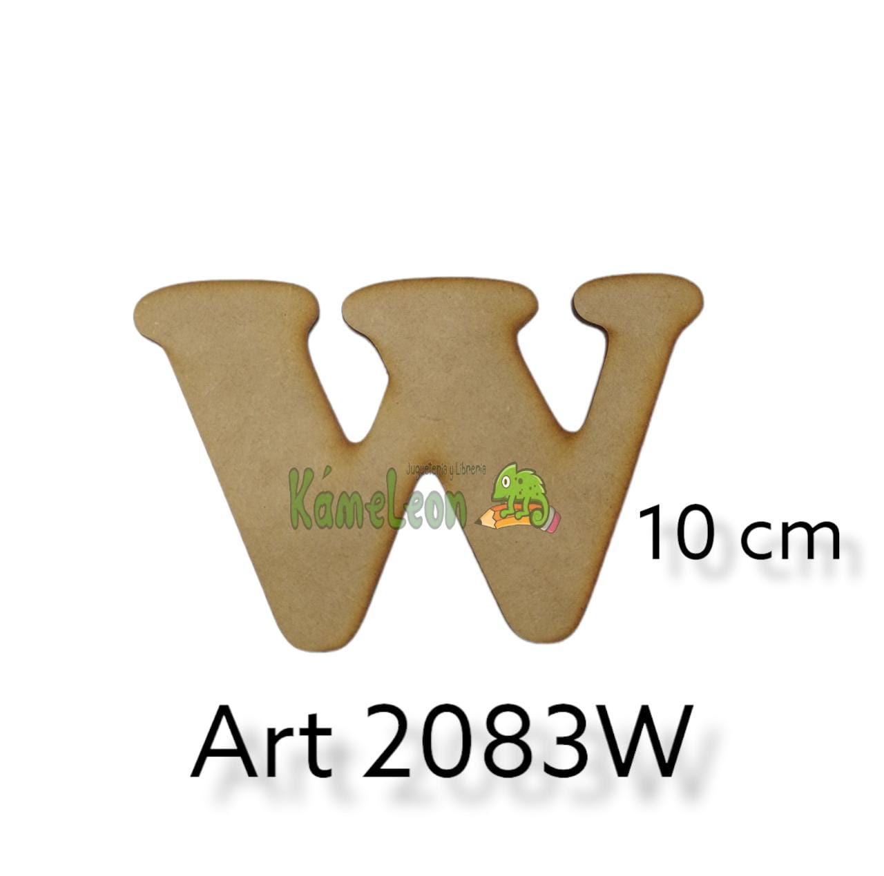Letra 10 cm w 