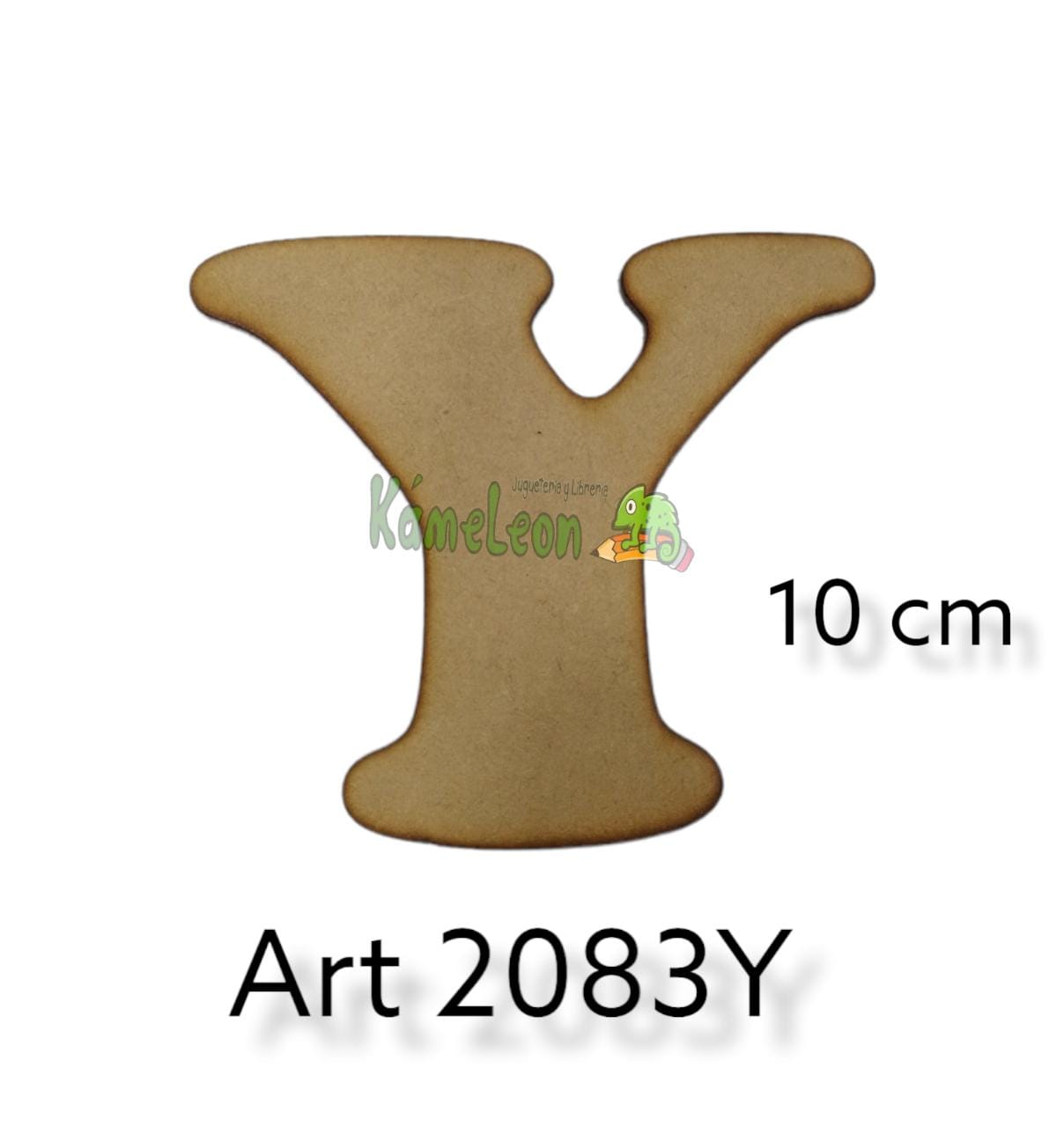 Letra 10 cm y 