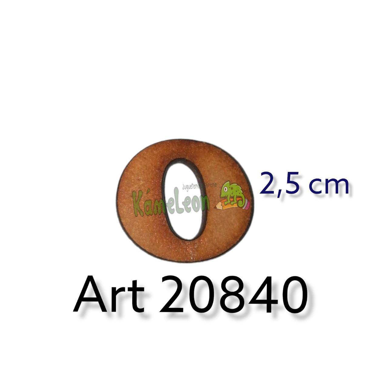 Numero 2.5 cm 0