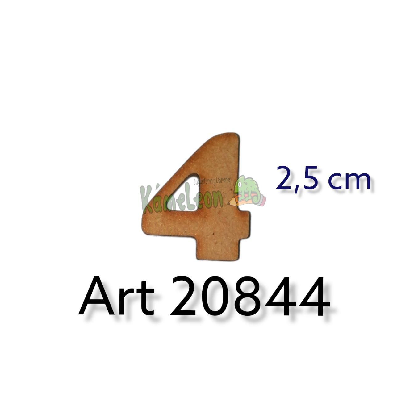 Numero 2.5 cm 4