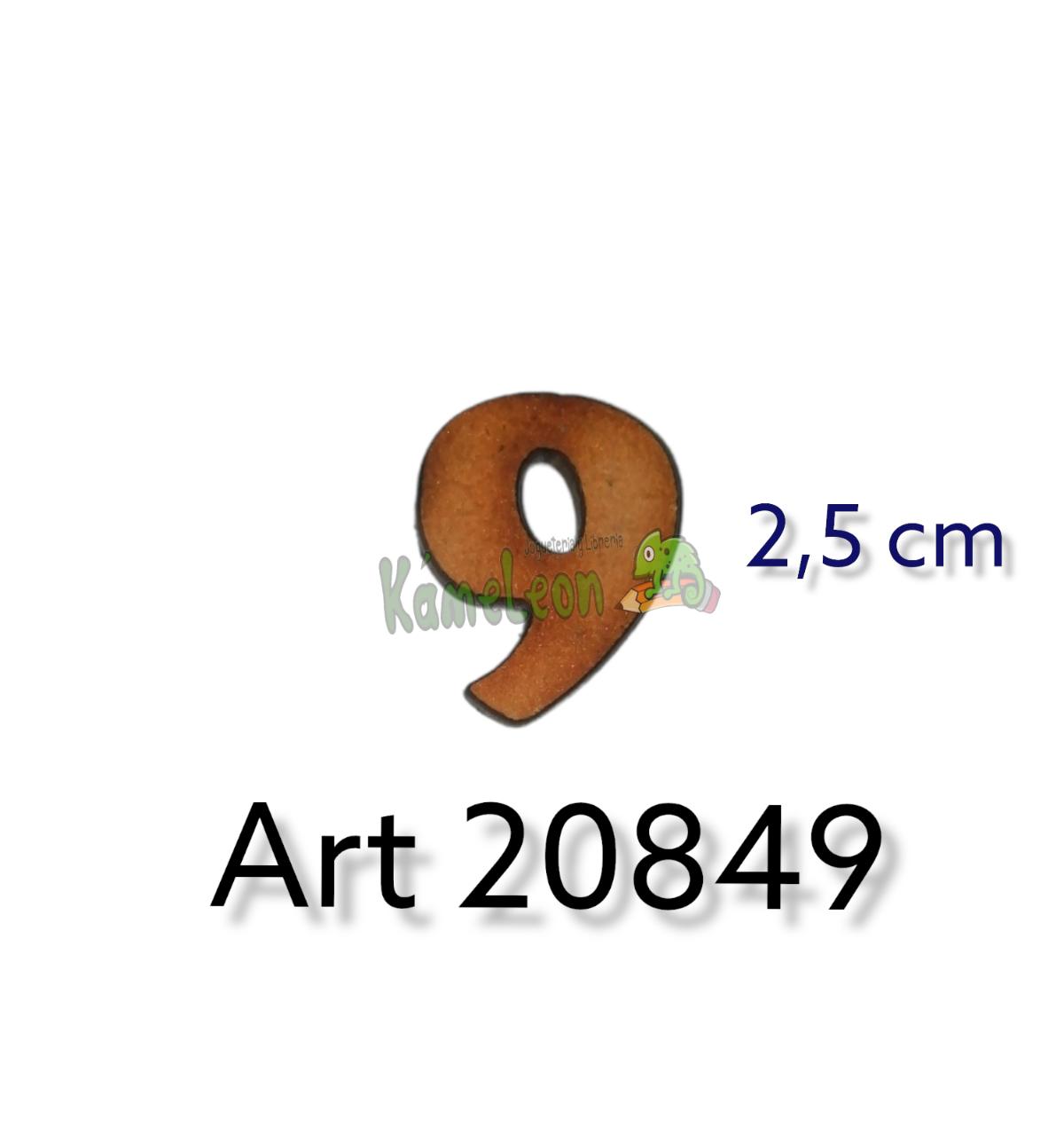 Numero 2.5 cm 9