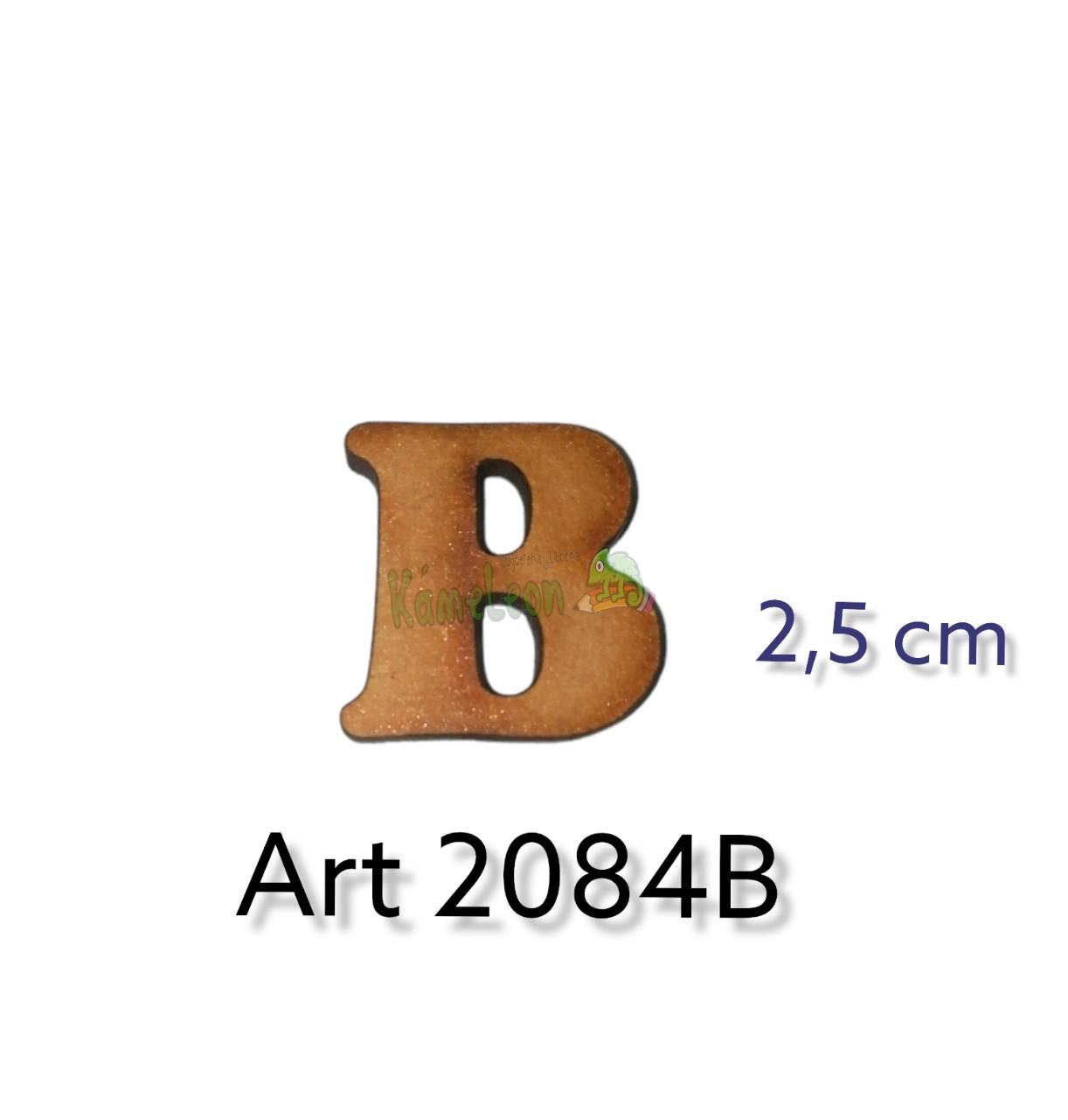 Letra 2.5 cm b 