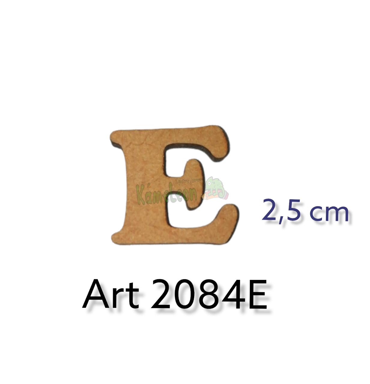 Letra 2.5 cm e 