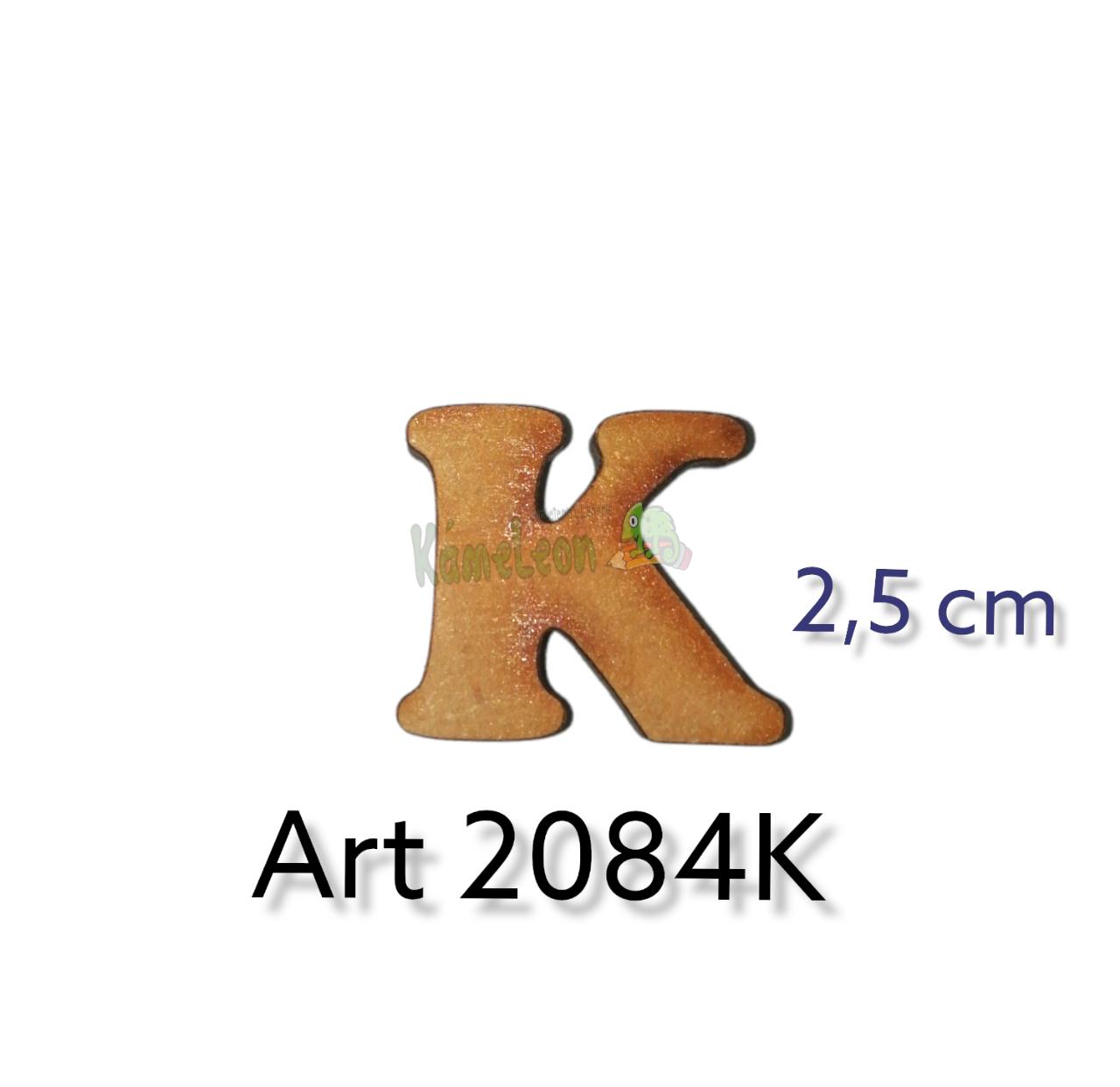 Letra 2.5 cm k 