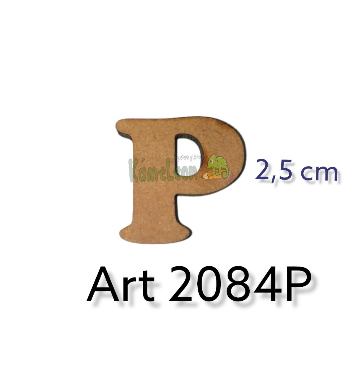 Letra 2.5 cm p 