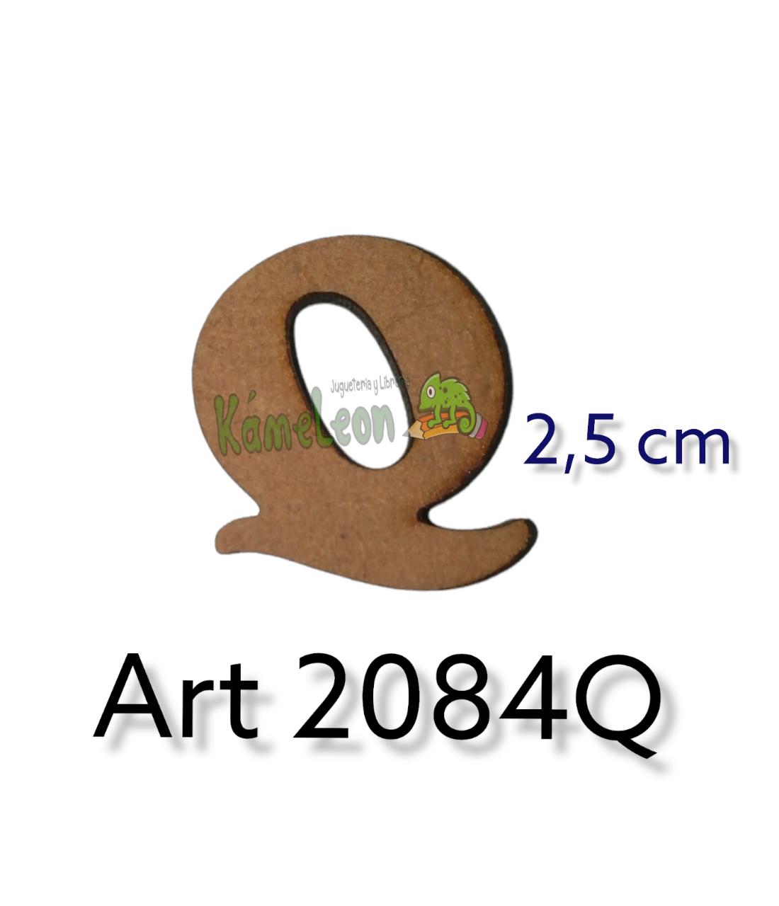 Letra 2.5 cm q 