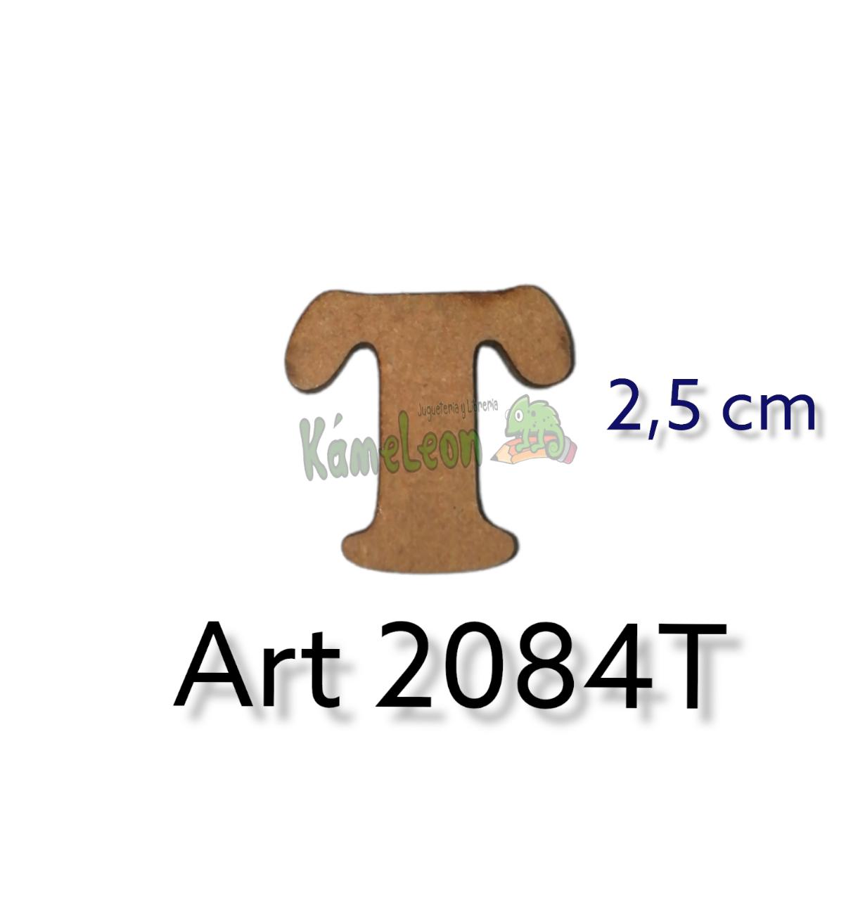 Letra 2.5 cm t 