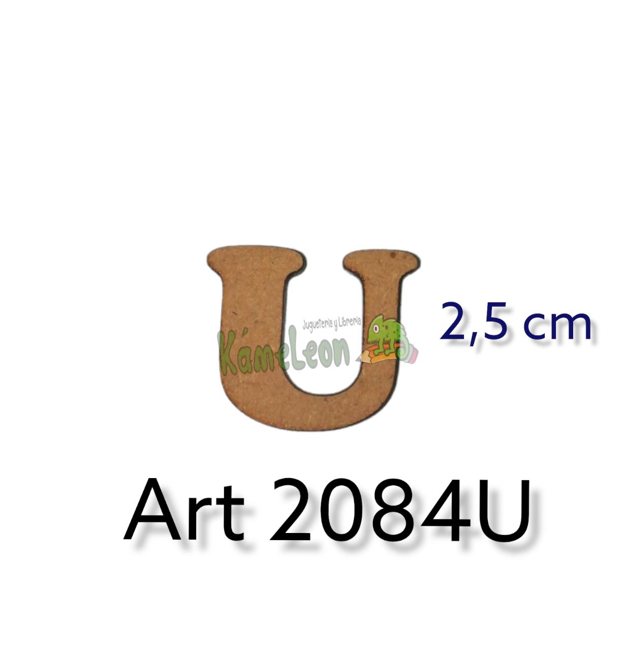 Letra 2.5 cm u