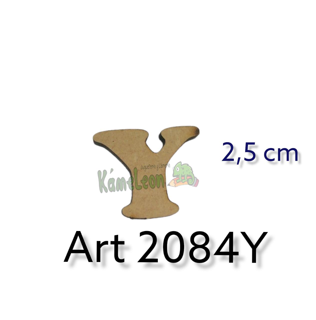Letra 2.5 cm y 