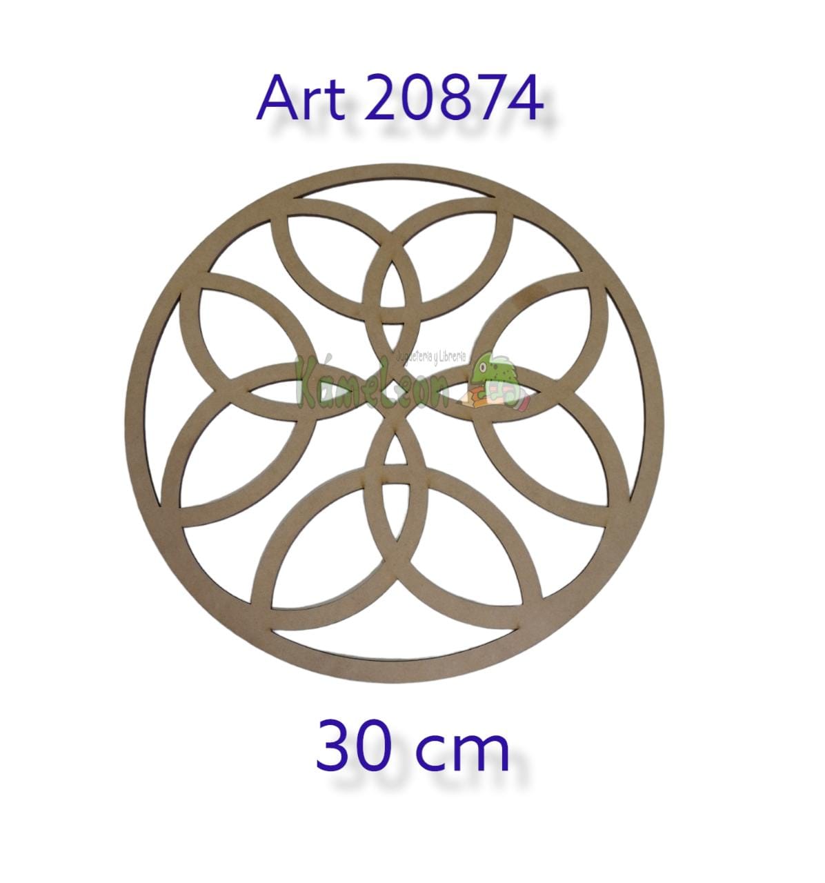 Mandala circulos 30 cm 