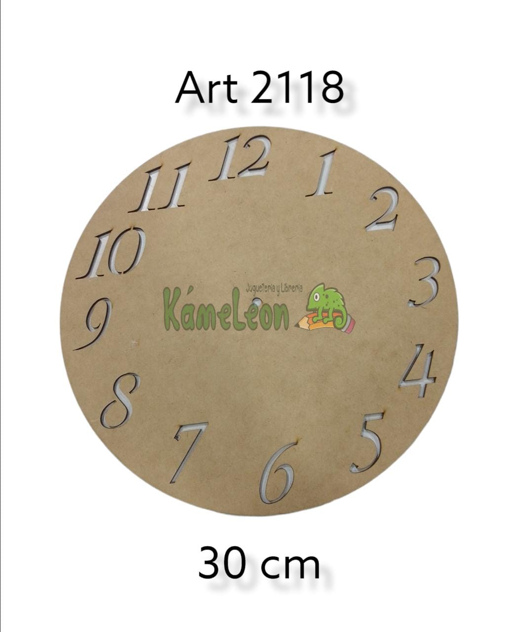 Reloj numeros 30 cm 