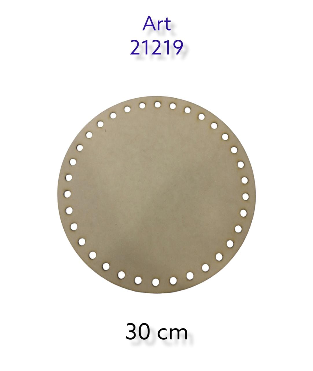 Figura circular con agujeros 30cm 
