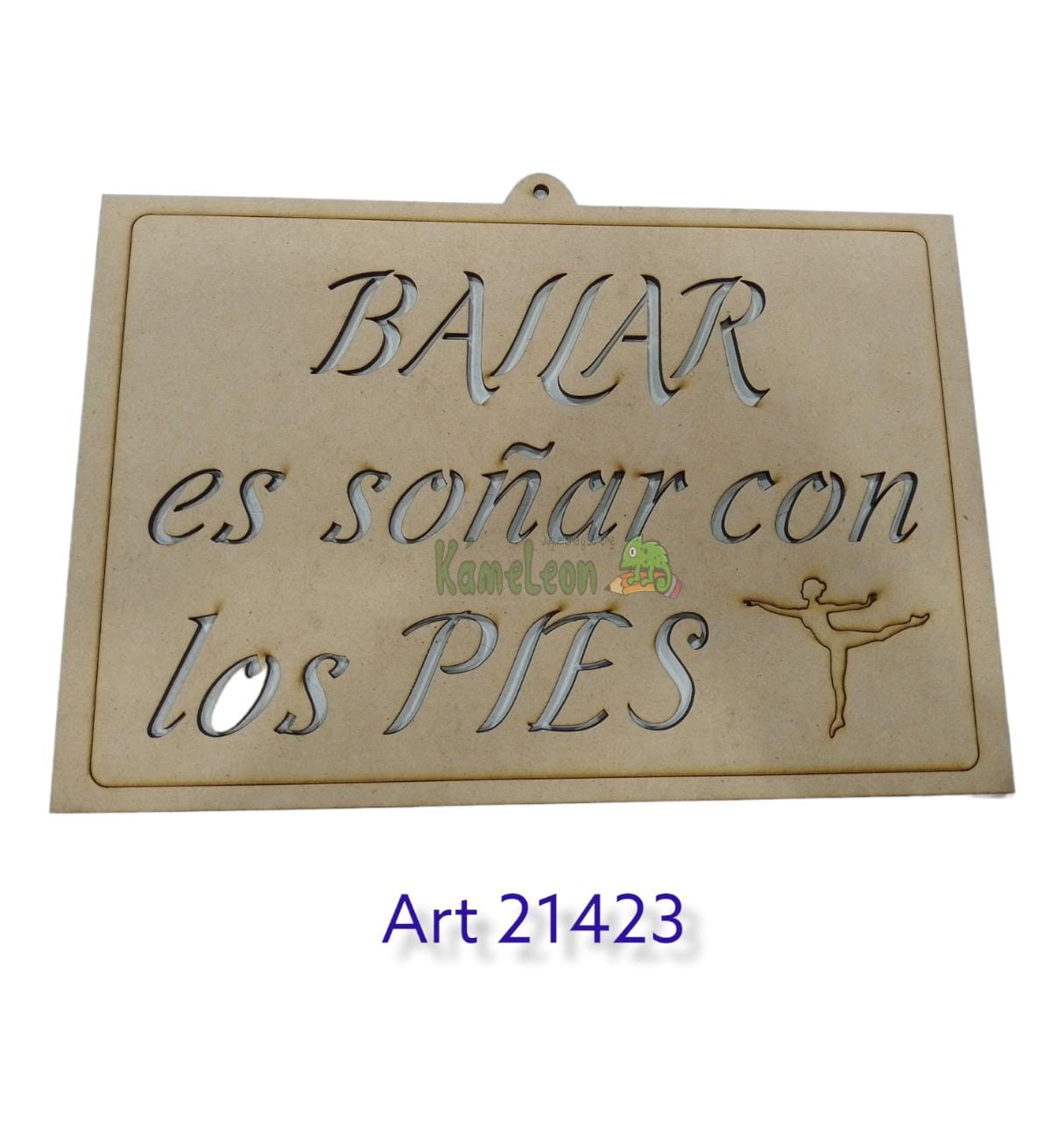 Cuadro "bailar es soÑar con los pies" 30x20