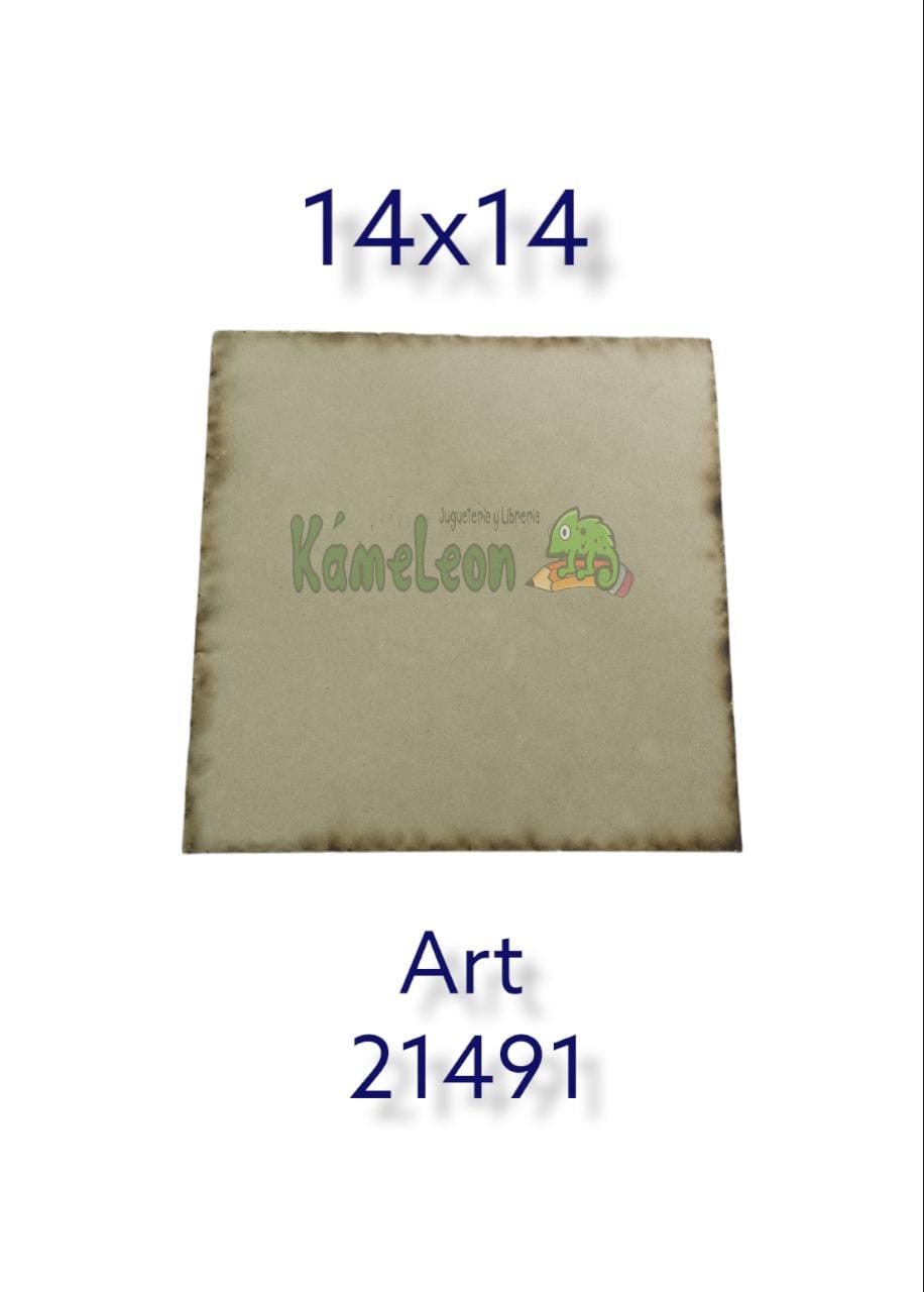 Corte cuadrado 14x14 
