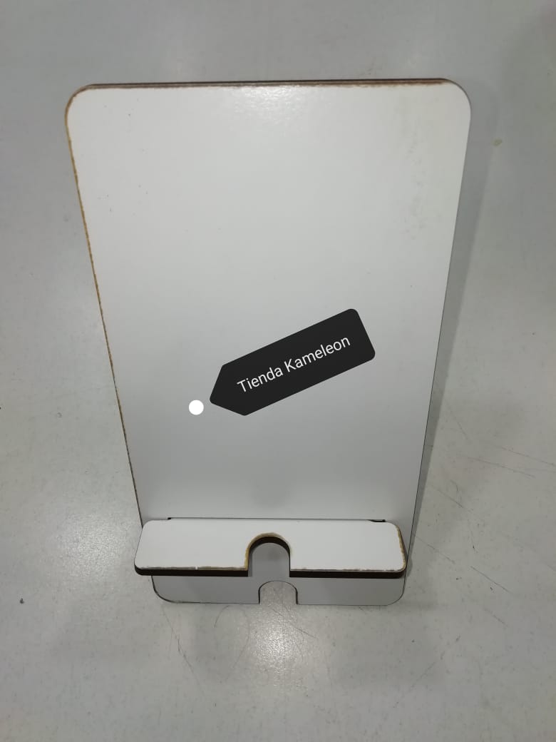 Porta celular blanco 