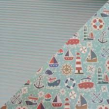 Cartulina bi faz " naval/rayas celestes"