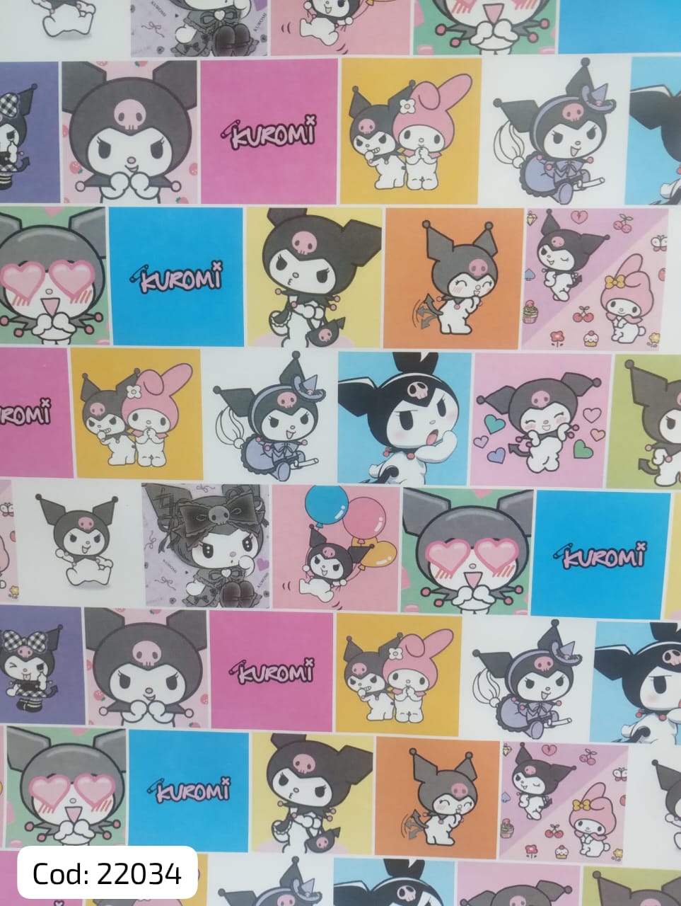 Papel de forrar ilustracion kuromi