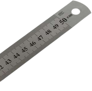 Regla de acero 50cm
