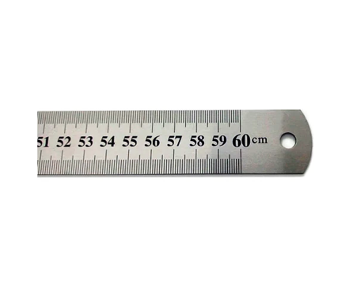 Regla de acero 60cm
