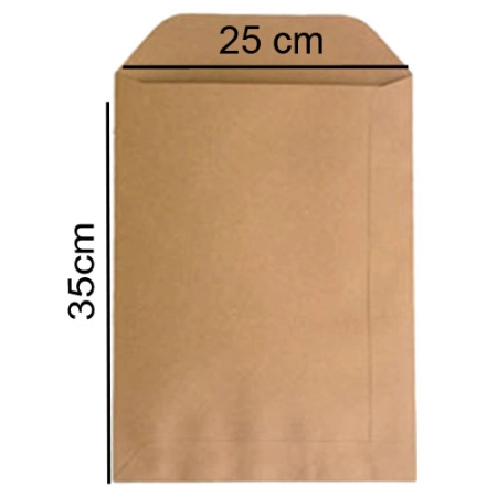 Sobres medoro madera kraft nro 2528     25x35.3 cm 