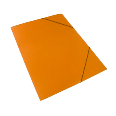 Carpeta oficio 3 solapas naranja