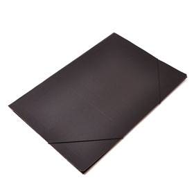 Carpeta avios n6 tres solapas negra
