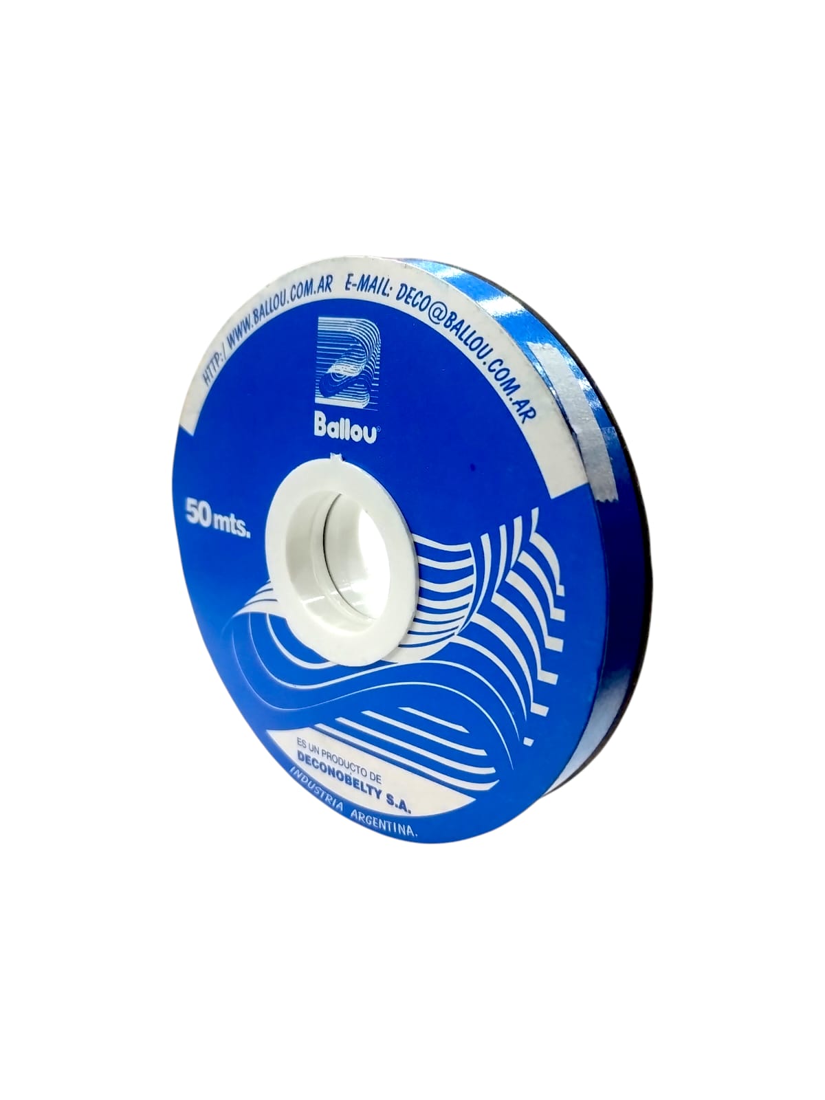 Cinta decorativa ballou azul 10 x 50